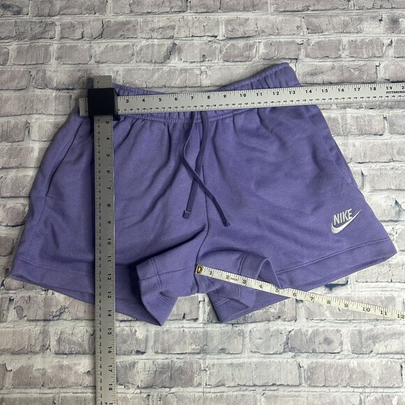 NWT Nike Women's Sportswear Club Fleece Mid Rise 3” Shorts Size Small - Picture 15 of 15